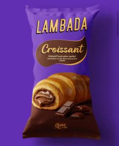 Lambada croissant filled with chocolate cream
