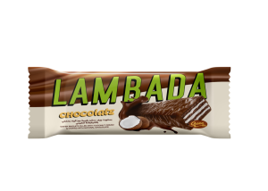 Lambada wafer biscuit filled coconut cream and coated chocolate
